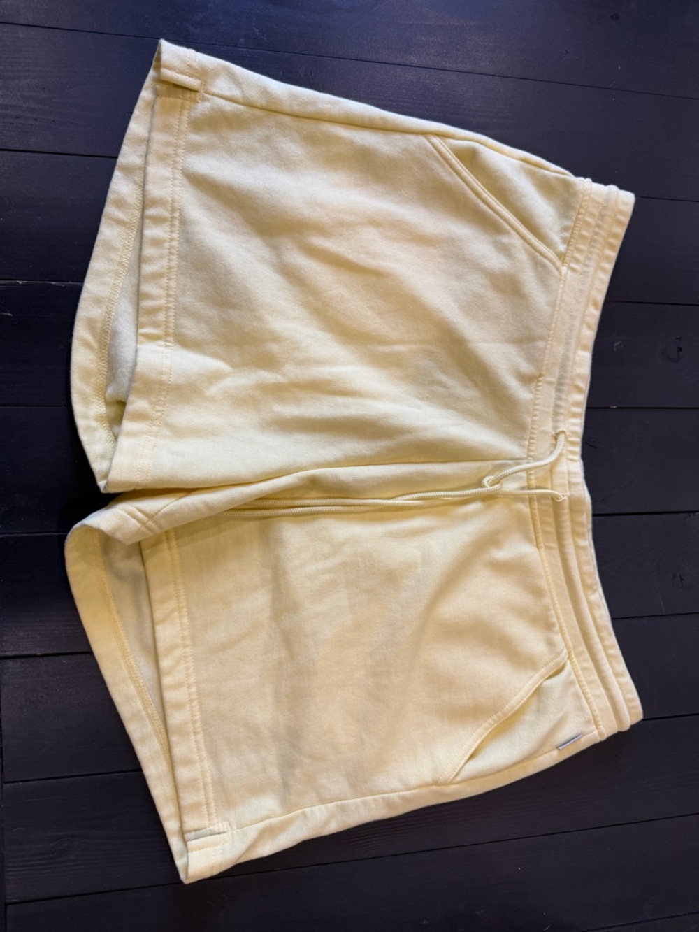 Casual Yellow Drawstring Shorts Eddie Bauer size large